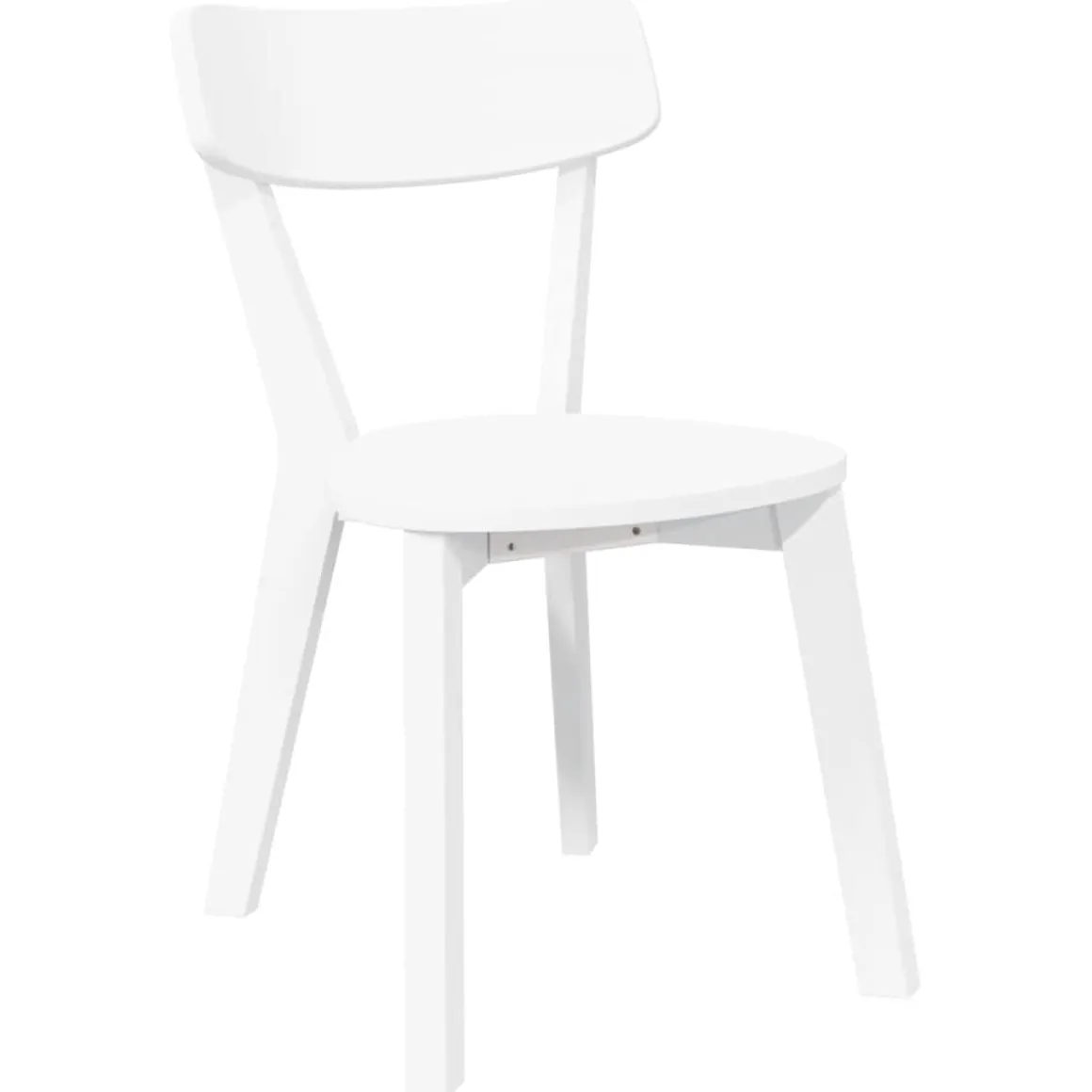 Pack de 2 sillas de comedor Tilda respaldo ergonómico blanco