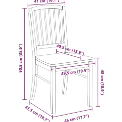 Pack de 2 sillas de comedor Halcón