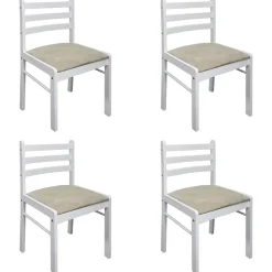 Pack de 4 sillas de comedor Ocotal 81x44x45 cm