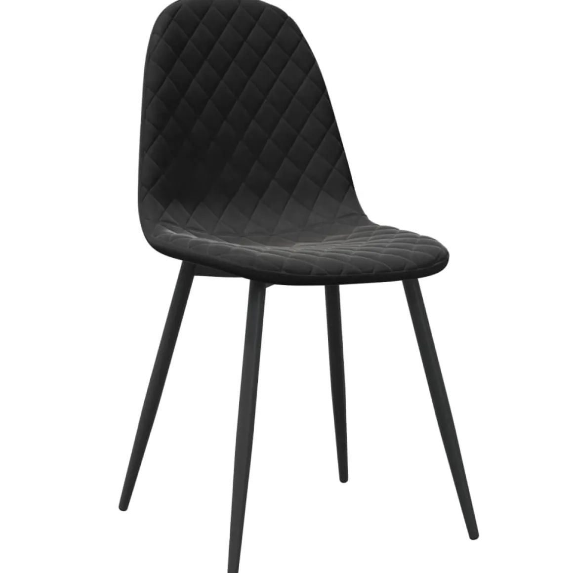 Pack de 6 sillas de comedor Vega terciopelo 83x45x53,5 cm