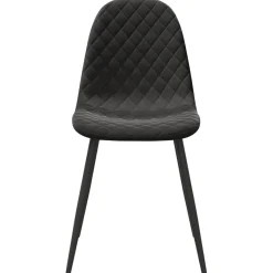 Pack de 6 sillas de comedor Vega terciopelo 83x45x53,5 cm