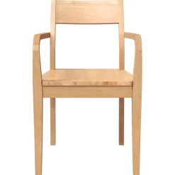 Pack de 2 sillas de comedor Arthur reposabrazos + asiento acolchado