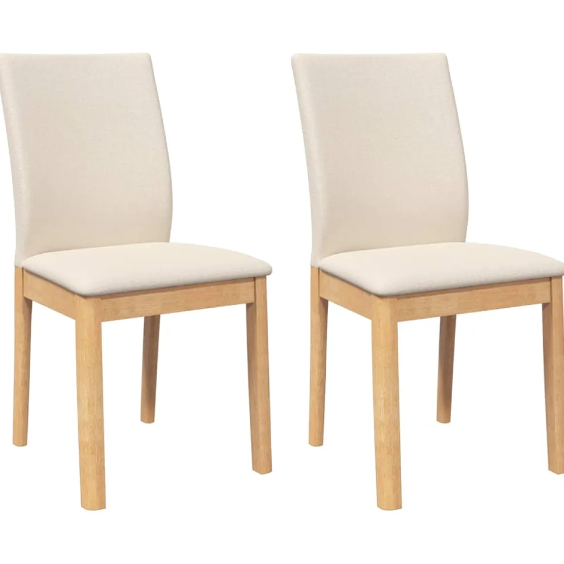 Pack de 2 sillas de comedor Emperador asiento acolchado 90x48,5x49 cm