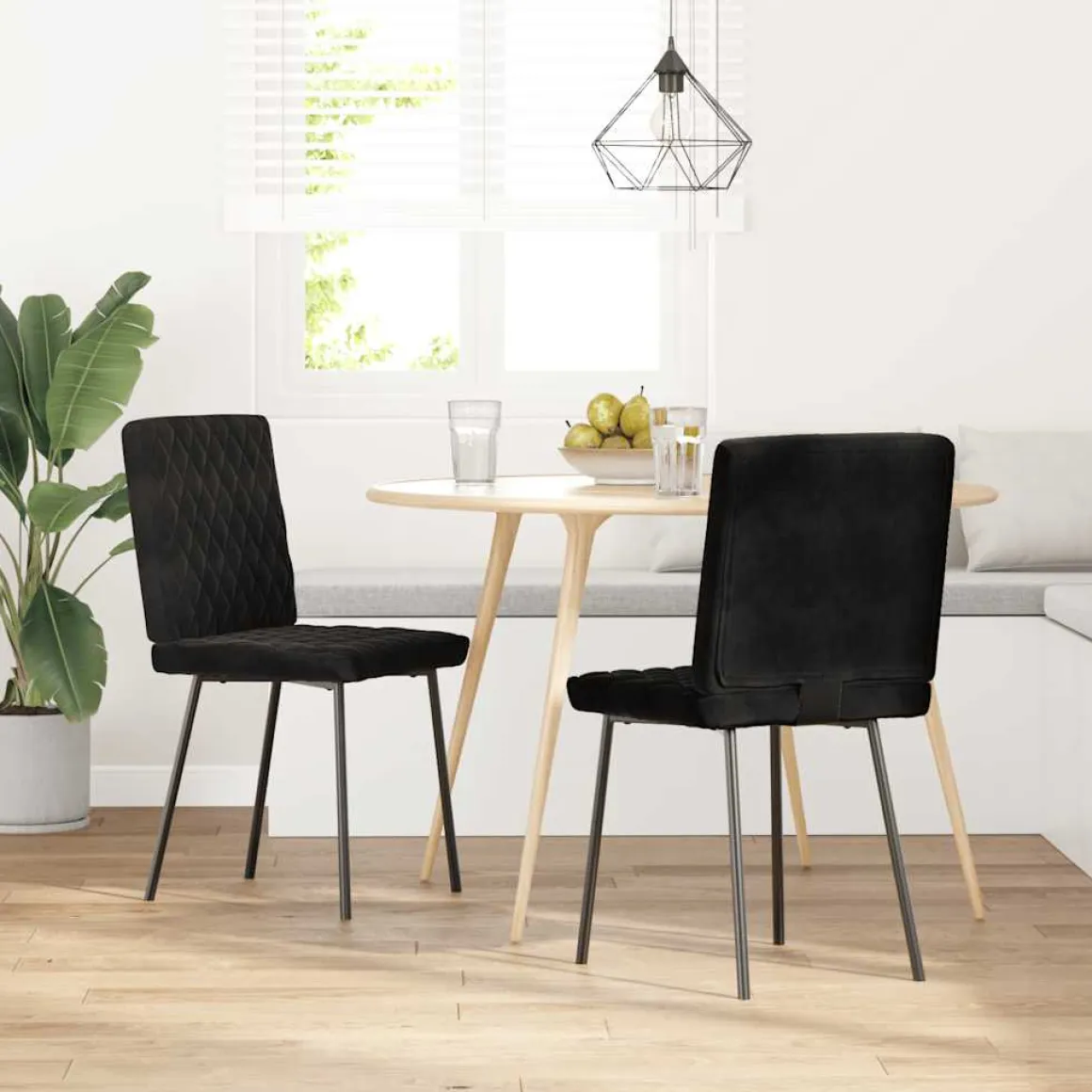 Pack de 2 sillas de comedor Marcela terciopelo