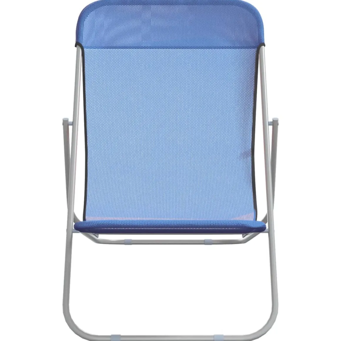 Pack de 2 sillas de exterior plegable ajustable 3 posiciones 83x85x58 cm
