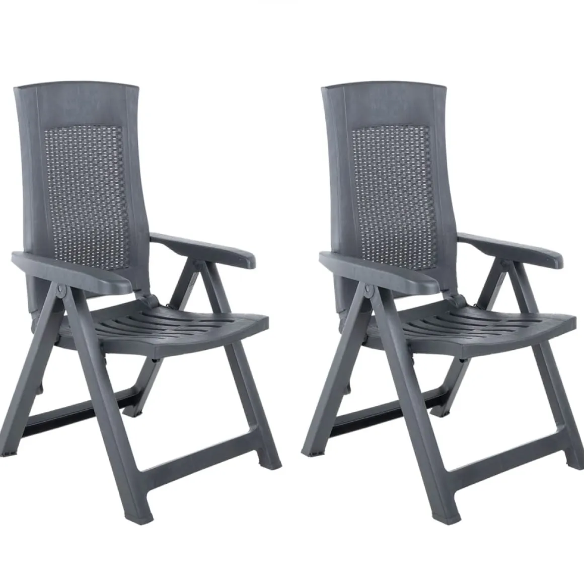 Pack de 2 sillas de exterior Monte reclinable 106x59x67 cm