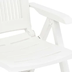 Pack de 2 sillas de jardín Edwin respaldo reclinable 109x60x61 cm