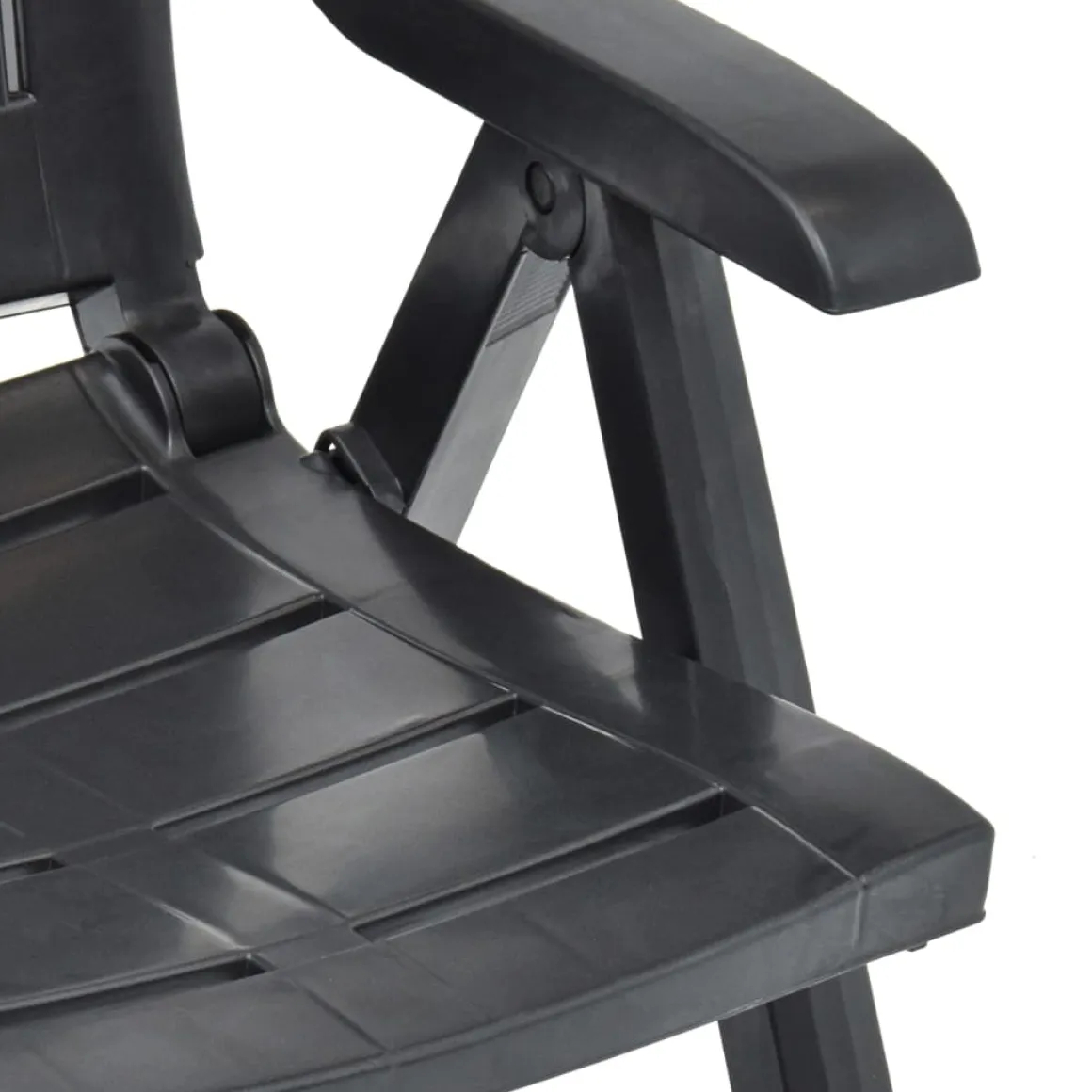 Pack de 2 sillas de jardín Edwin respaldo reclinable 109x60x61 cm