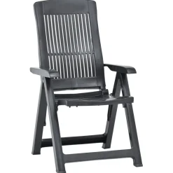 Pack de 2 sillas de jardín Edwin respaldo reclinable 109x60x61 cm