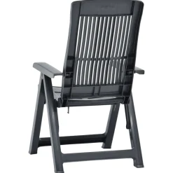 Pack de 2 sillas de jardín Edwin respaldo reclinable 109x60x61 cm