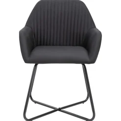 Pack de 6 sillas Kervin con reposabrazos tela 84x61x61 cm