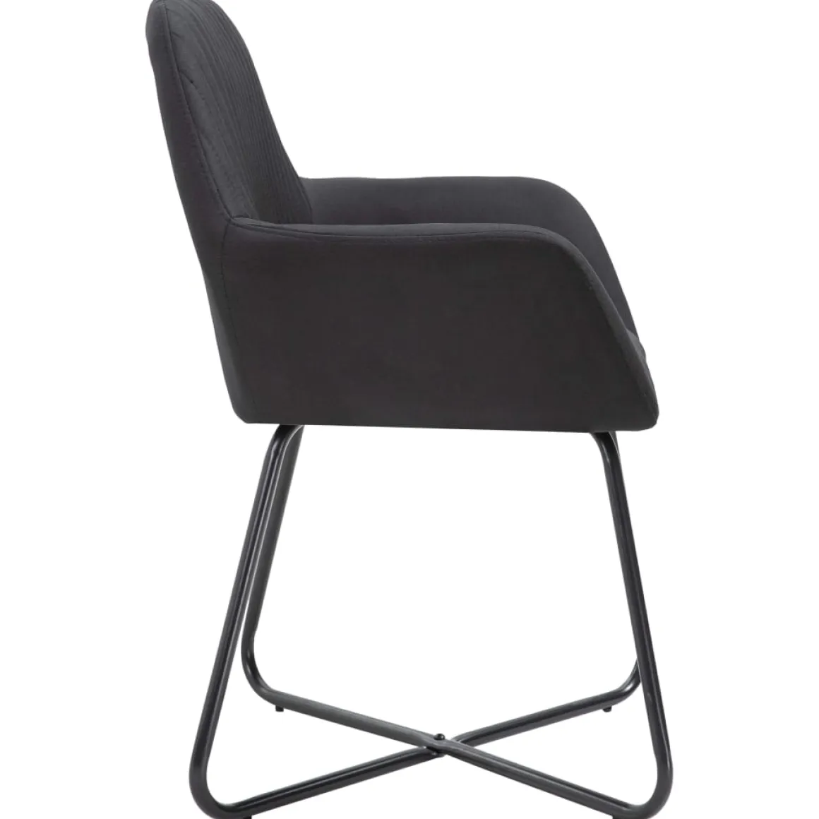 Pack de 6 sillas Kervin con reposabrazos tela 84x61x61 cm