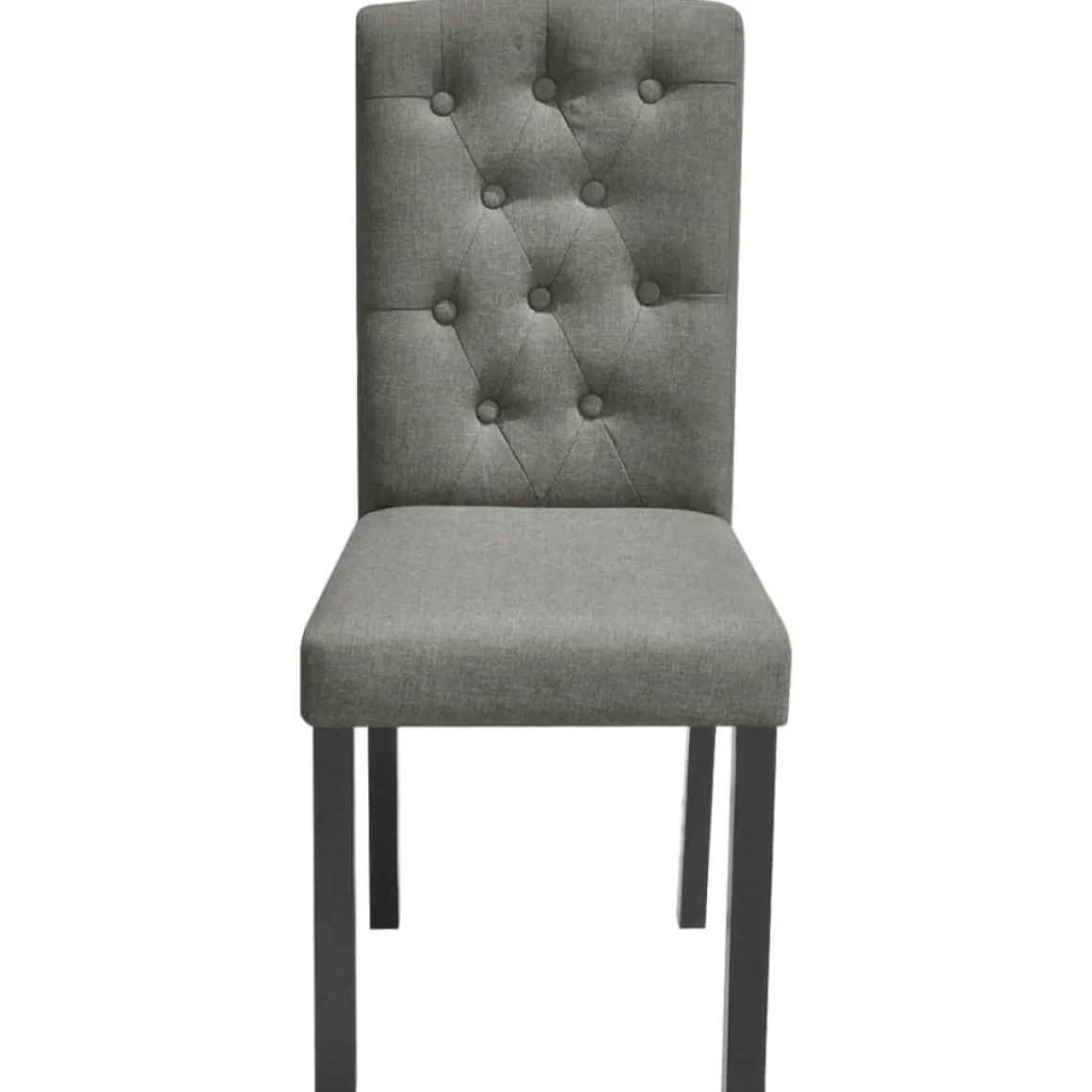 Pack de 4 sillas Mhin tapizado gris 95x42x51,5 cm