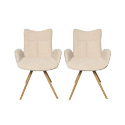 Pack de 2 sillas Mireia respaldo alto 91x57,5x56,5 cm