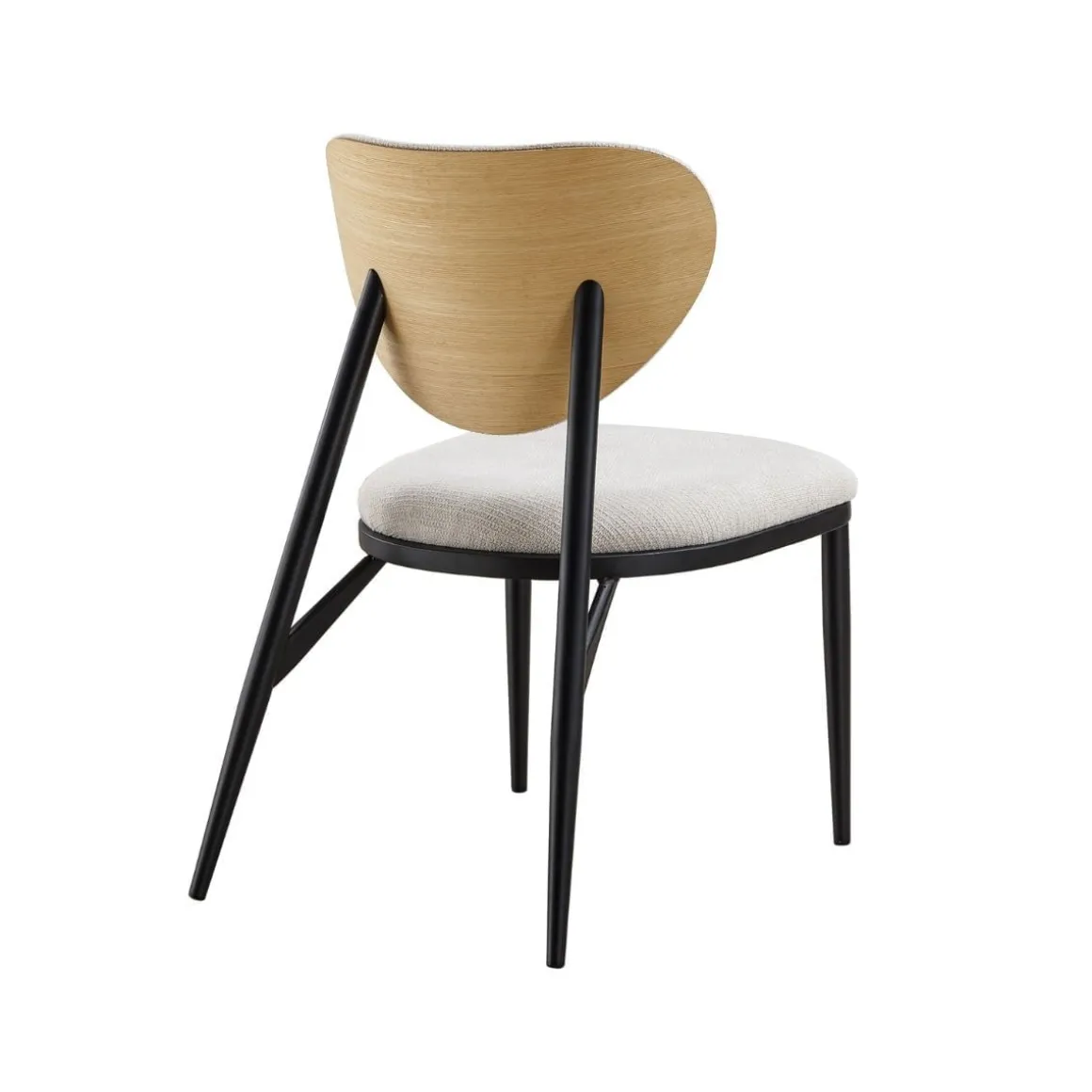 Pack de 4 sillas Moon respaldo curvado 82,5x49x66 cm