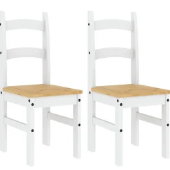 Pack de 2 sillas Moreo madera de pino 99x40x46 cm