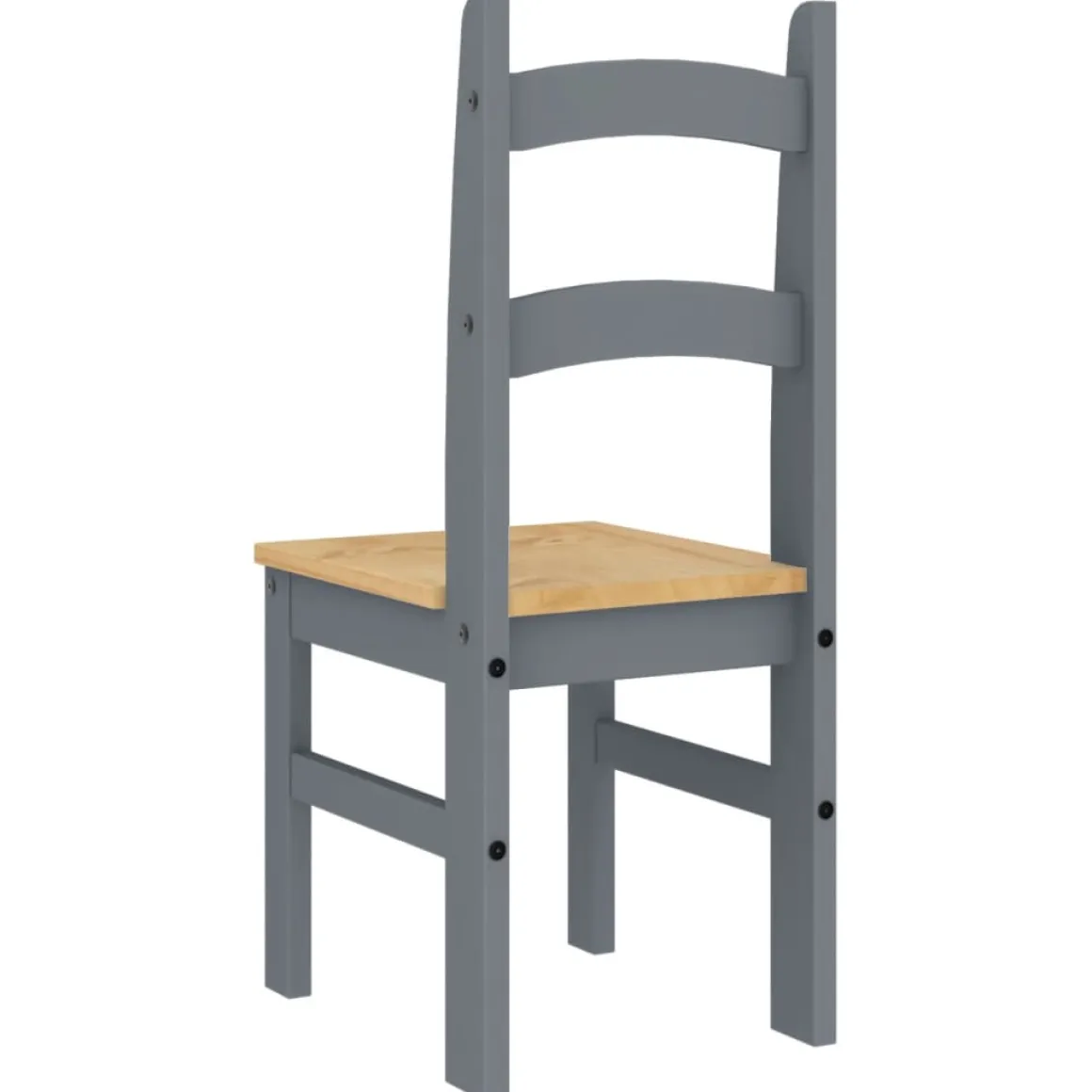 Pack de 2 sillas Moreo madera de pino 99x40x46 cm
