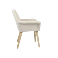 Pack de 2 sillas Nature acolchado microfibra 82x67,5x64 cm