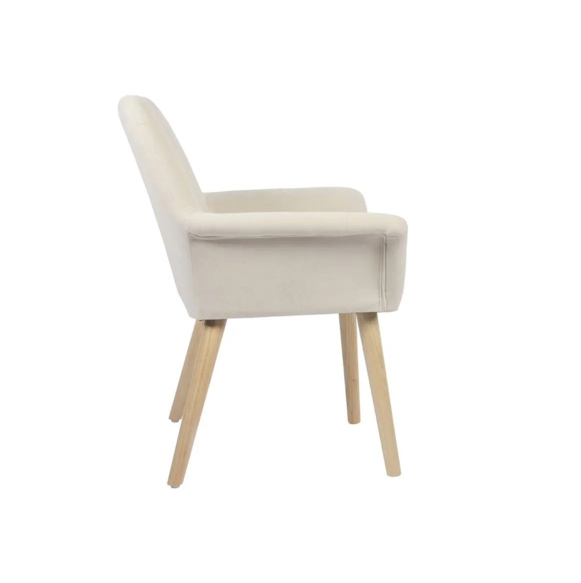Pack de 2 sillas Nature acolchado microfibra 82x67,5x64 cm
