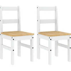 Pack de 2 sillas Panamá madera maciza pino 90x40x40 cm
