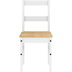 Pack de 2 sillas Panamá madera maciza pino 90x40x40 cm