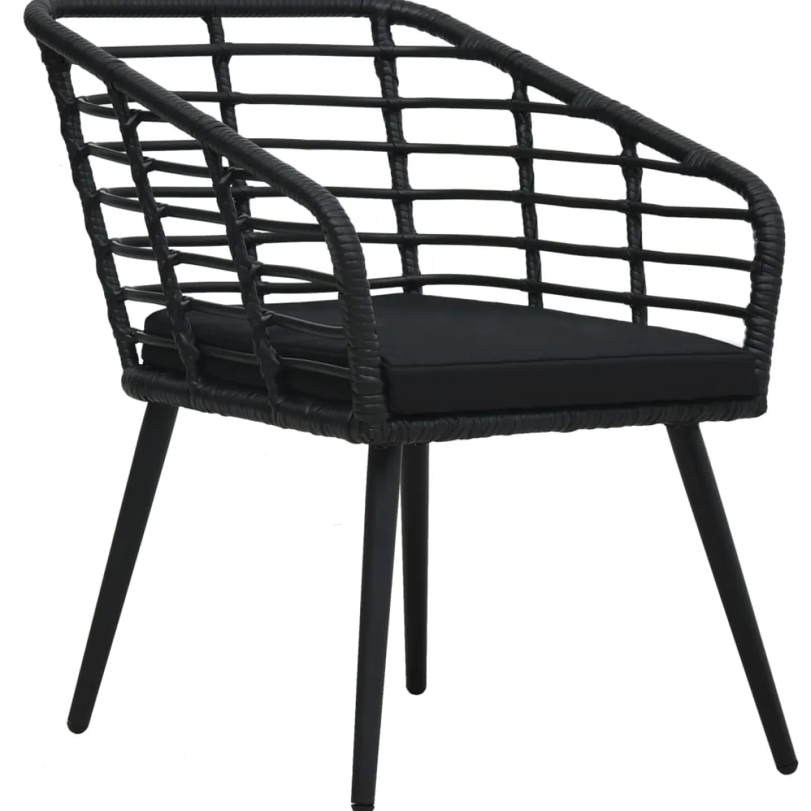 Pack de 2 sillas Rattanova asiento acolchado 77x63,5x53,5 cm