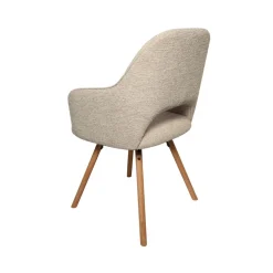 Pack de 2 sillas Rimor diseño giratorio con reposabrazos 87,5x60x55 cm
