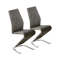 Pack de 2 sillas Rin tapizado jarama marengo 100x45x64 cm