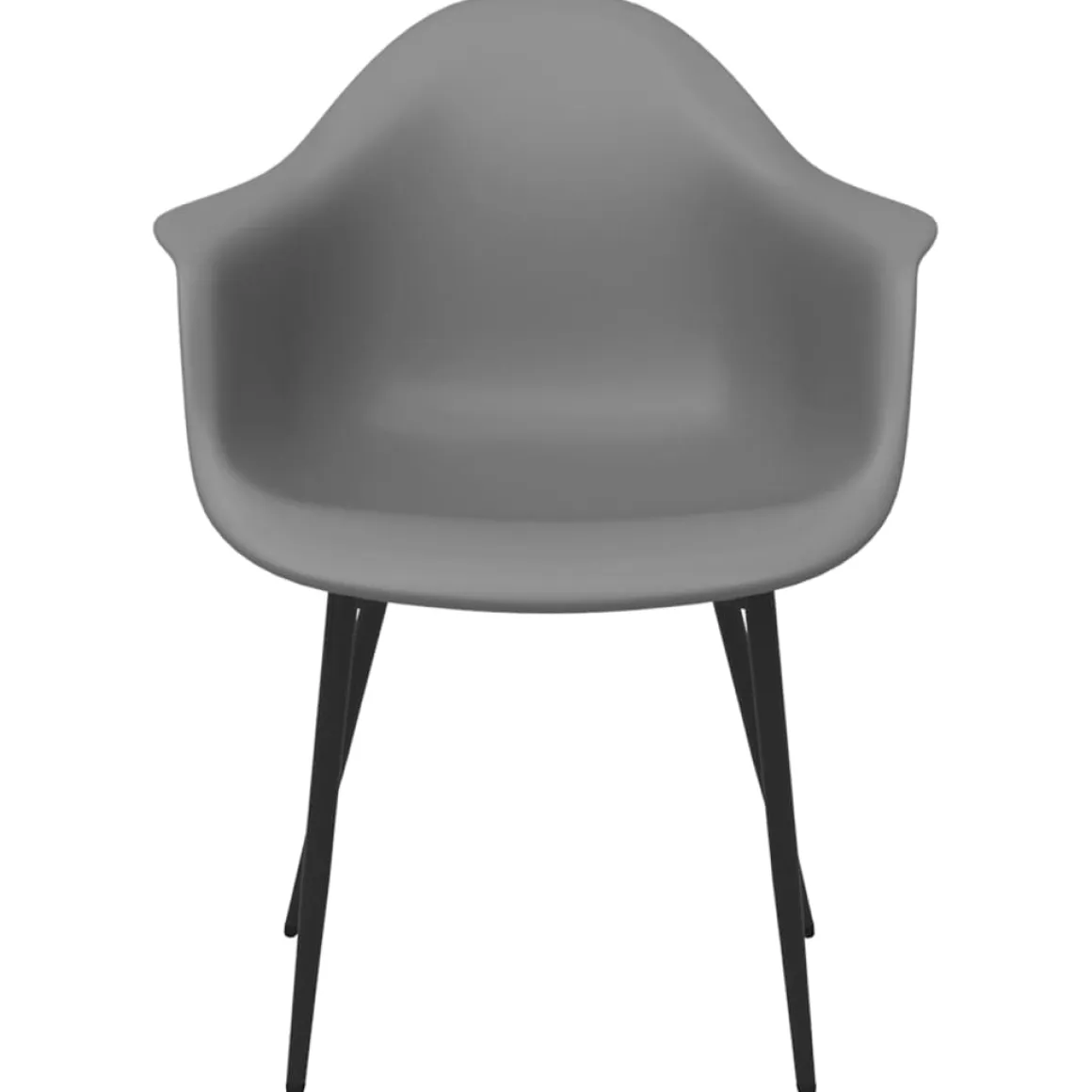 Pack de 2 sillas Sam con reposabrazos blanco 84x64x59 cm