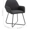 Pack de 4 sillas Valle asiento acolchado tapizado terciopelo 84x61x61 cm