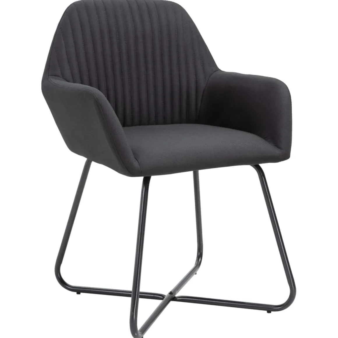 Pack de 4 sillas Valle asiento acolchado tapizado terciopelo 84x61x61 cm