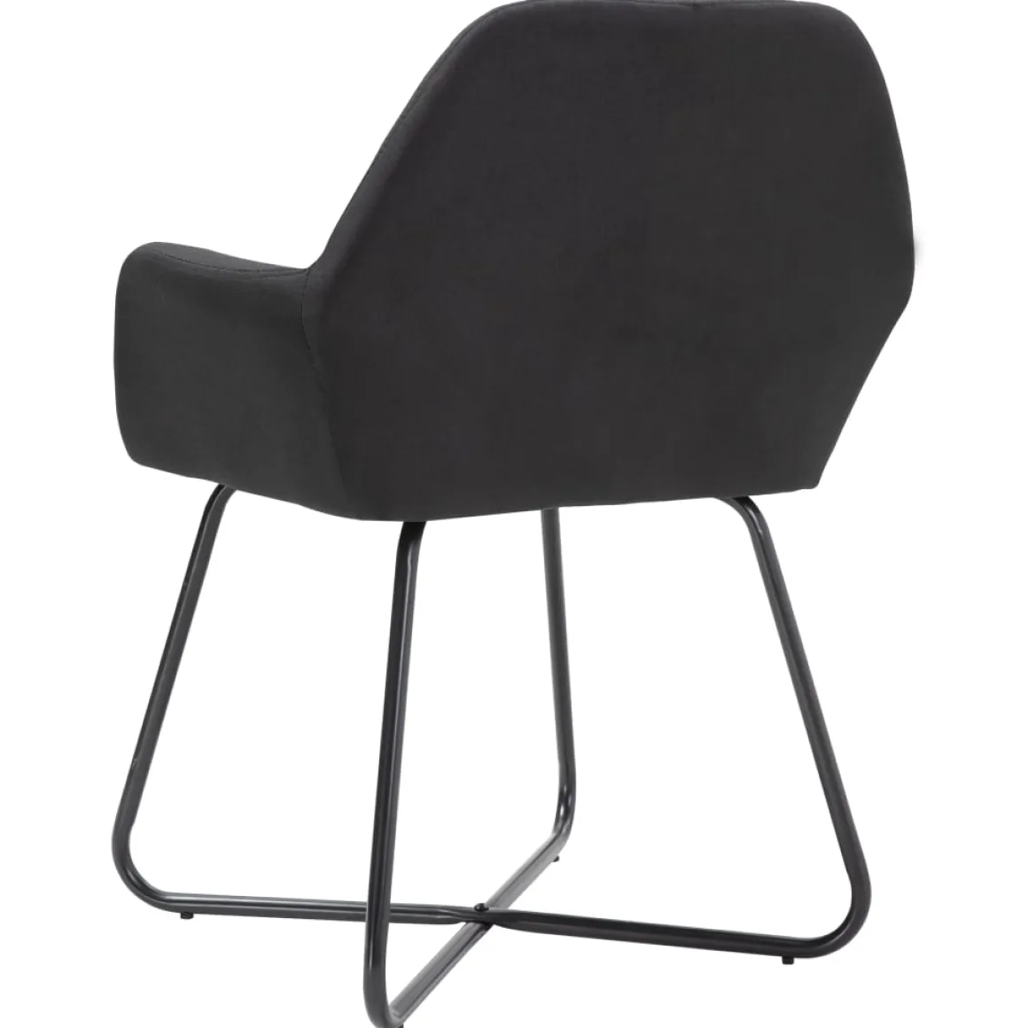 Pack de 4 sillas Valle asiento acolchado tapizado terciopelo 84x61x61 cm