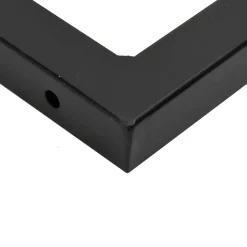Pack de 2 soportes para lavabo negro