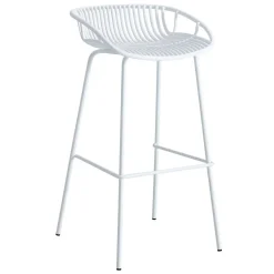 Pack de 4 taburetes altos Shell uso interior/exterior