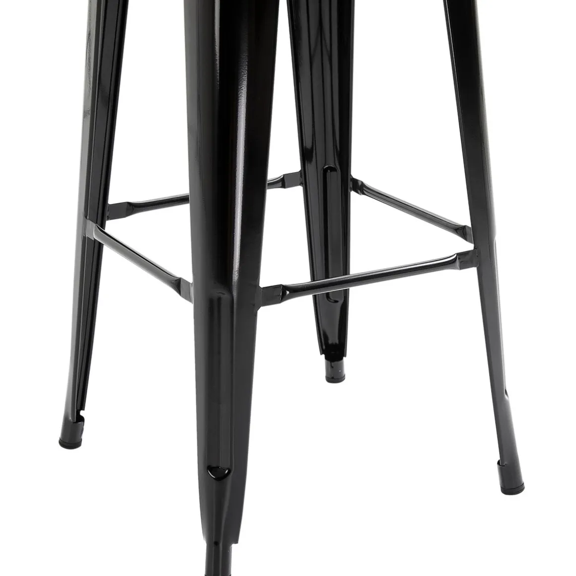 Pack de 4 taburetes Homcom Virgo apilables con respaldo alto116x49x44 cm