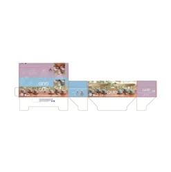 Pack de 6 tazas Vita Morning Quid con platillo cerámica 9 cl