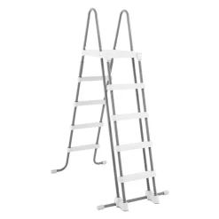 Pack piscina ultra XTR Intex 56368L + depuradora + escalera + clorador + cobertor + kit de mantenimiento + set voley gris 132x488x975 cm