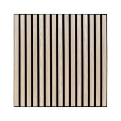Panel decorativo diseño listones natural 60x60 cm