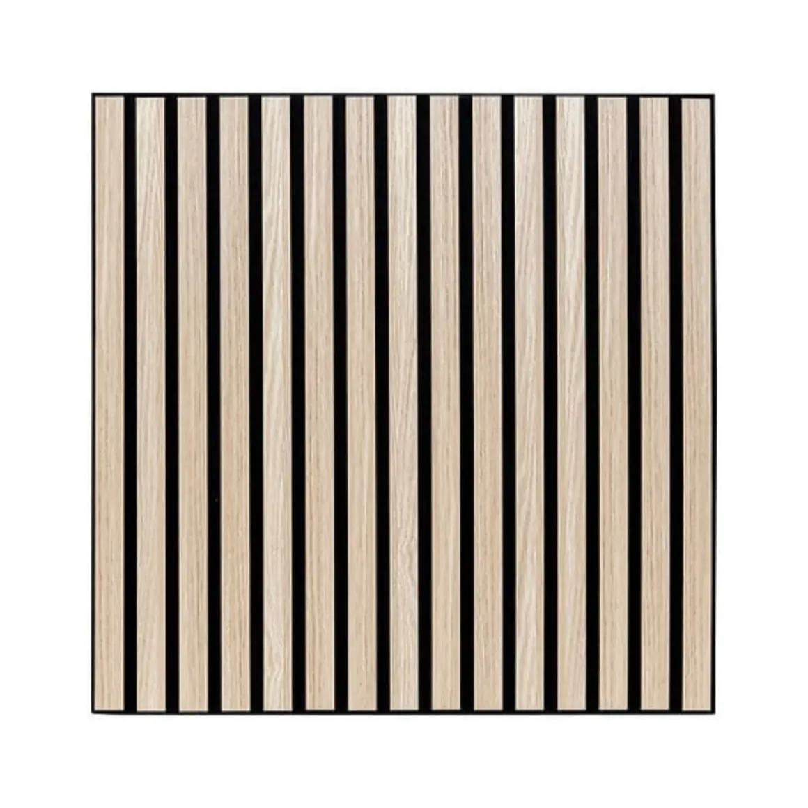 Panel decorativo diseño listones natural 60x60 cm
