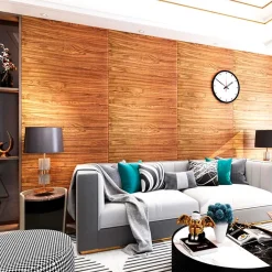 Panel imitación madera WS-0847-20 marrón 70x70 cm