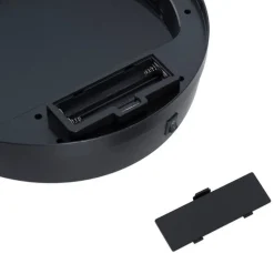 Papelera con sensor Homcom 24L inox Ø30,5x51,5 cm