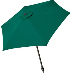 Parasol hexagonal Aktive Garden con chimenea y mástil de aluminio Ø250 cm