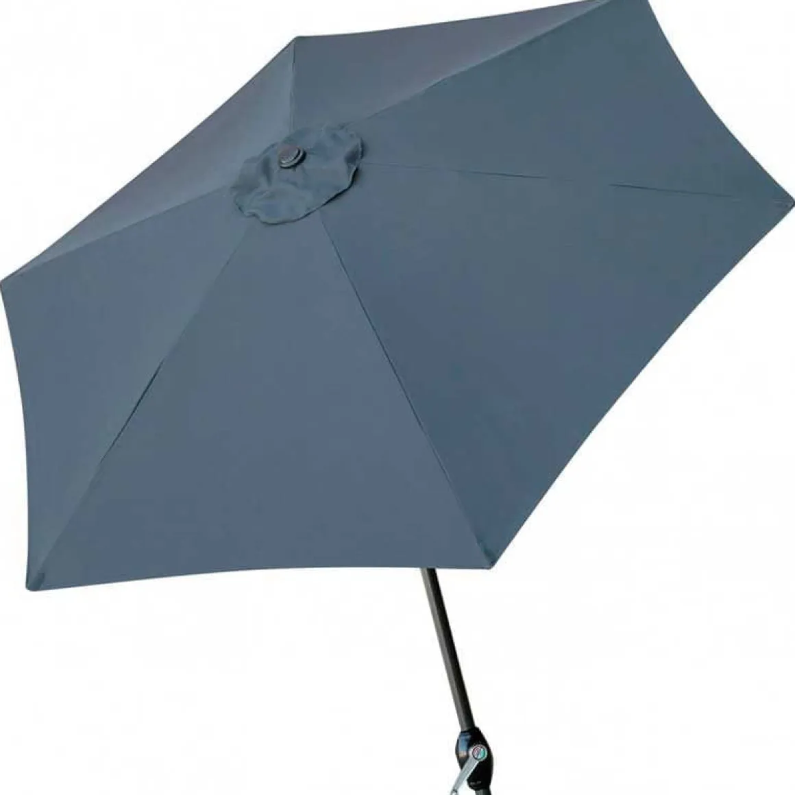 Parasol hexagonal Aktive Garden con manivela antracita Ø300x245 cm