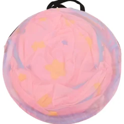 Parque de juegos infantil PinkDream 2 tiendas + túnel multicolor 128x120x301 cm