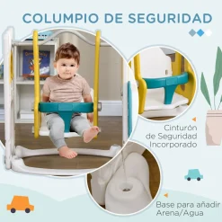 Parque de juegos infantil Worm Aiyaplay 6 en 1 +12M multicolor 92x143x177 cm