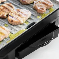 Parrilla eléctrica Cecotec Rock’n Grill 1000W negro/inox