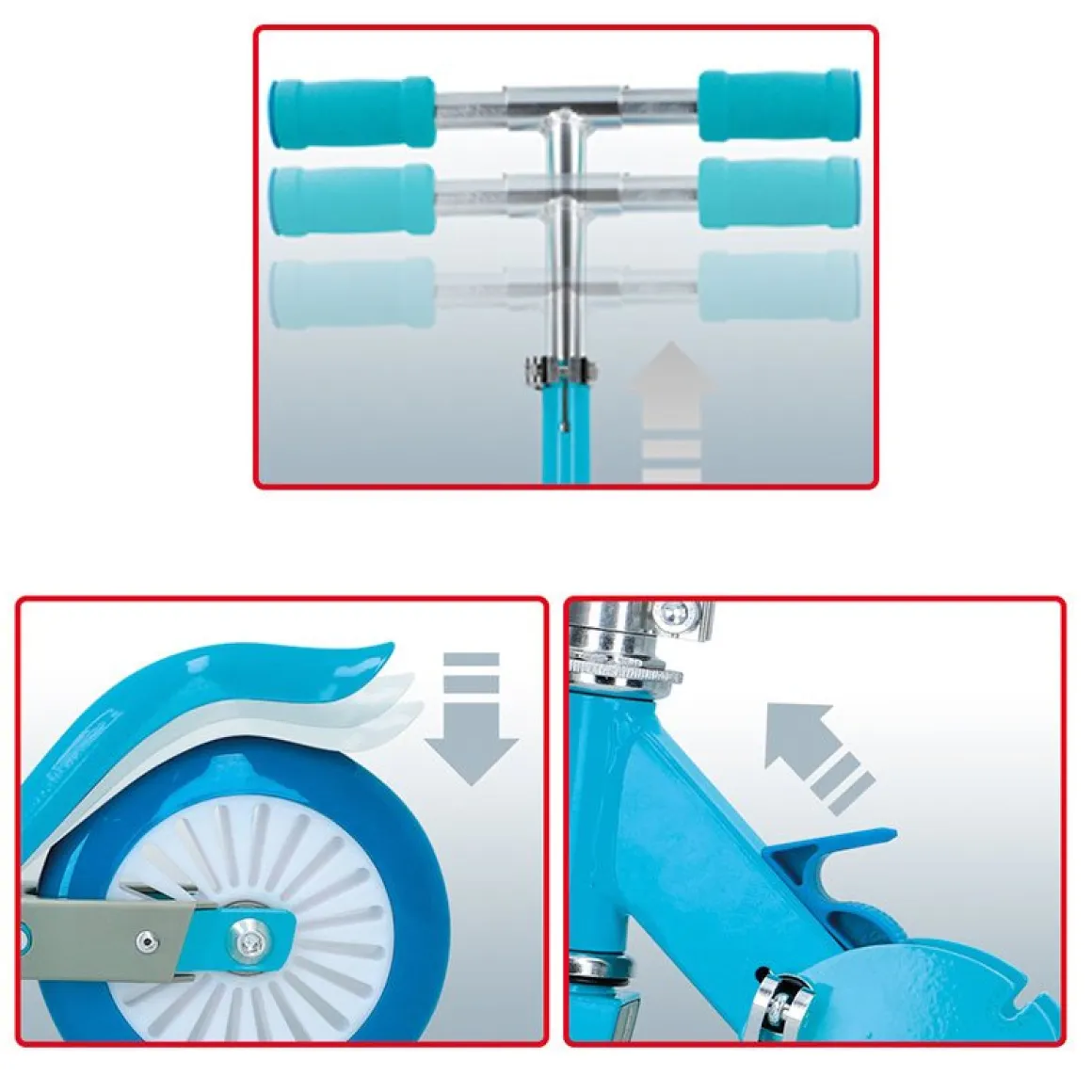 Patinete Scooter Funny Fast CB Riders 2 ruedas +3A 80x32x62 cm