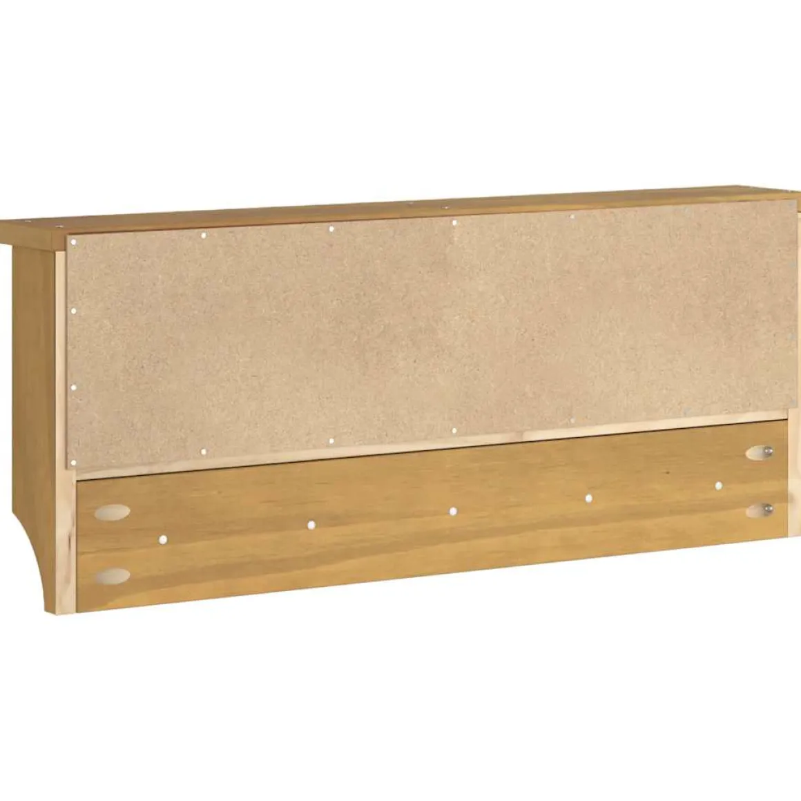 Perchero de pared Gales 5 ganchos natural 35x87x12 cm