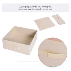 Perchero Homcom estantes + cajones blanco 185x99x47 cm