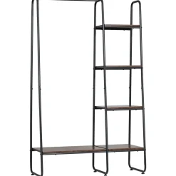 Perchero Toliara Homcom 5 estantes + barra 160x102x39 cm
